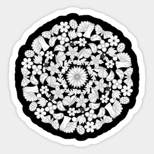 Gardening Shirt Garden Mandala Gardener Gift Sticker